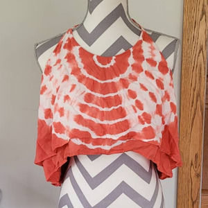 Staring at Stars Boho Tie-on Wrap Tank top Crop Women's Small